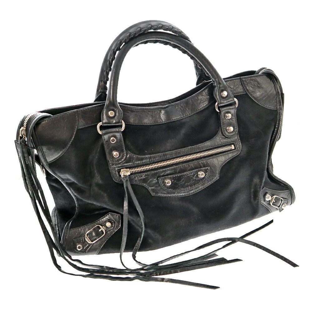 Balenciaga City Leather Haraco The Black - Picture 2 of 14